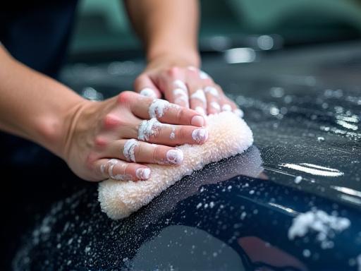 Medarbejder udfører håndvask